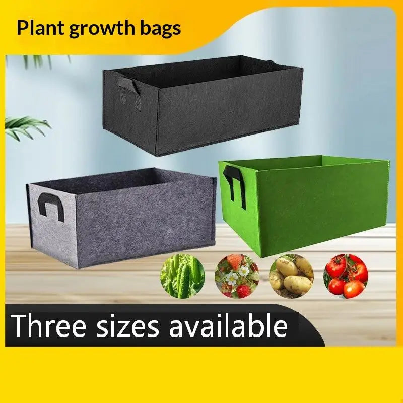 Non-Woven Plant Grow Bag with Handles | 3 Sizes for Garden Fabric Plant Grow Bag QXL