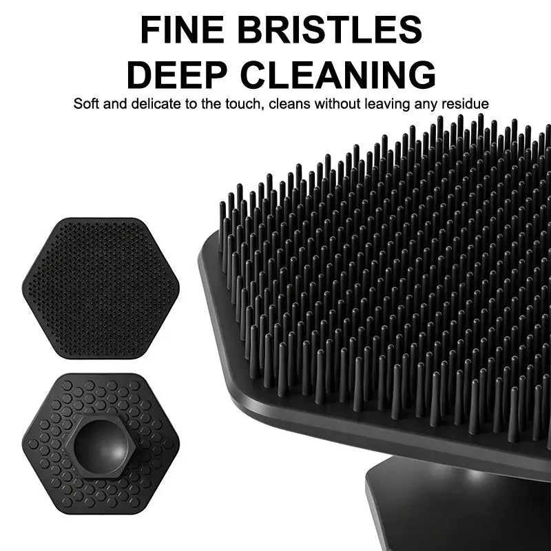 2-Pack Silicone Facial Scrubber | Pore Cleansing & Exfoliating Facial Scrubber QXL
