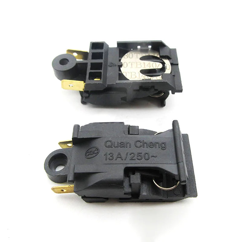 2-Pack Kettle Thermostat Switch 13A/16A 250V Push Button Kettle Replacement Switch QXL