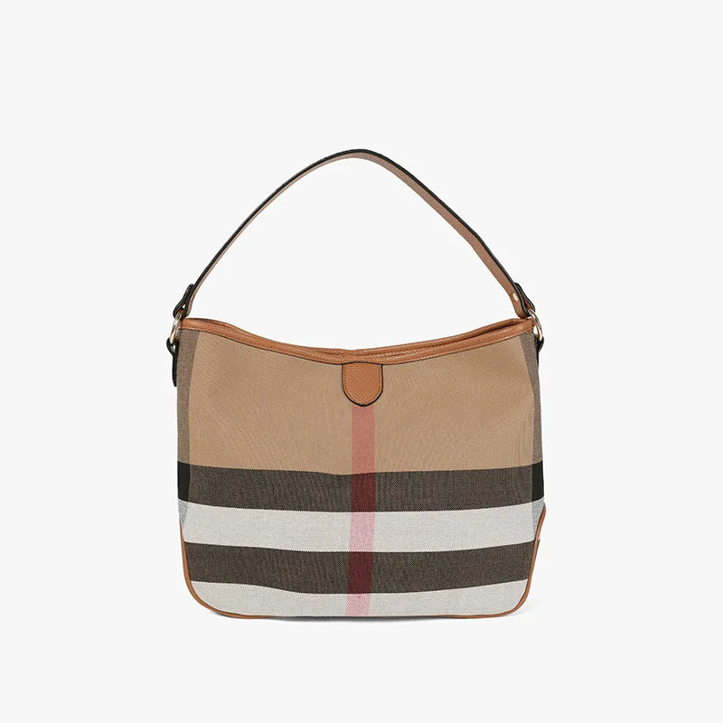 Plaid Large Capacity Shoulder Bag | Women's Classic Tote Shoulder Tote Bag QXL shenzong