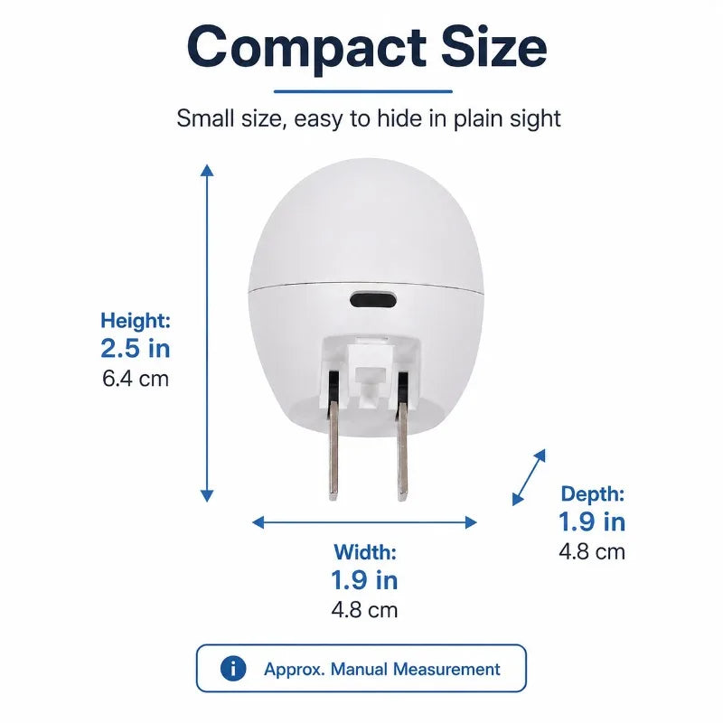 Egg-Shaped Hidden Storage Charger Shell | Secret Stash Hidden Storage Container QXL