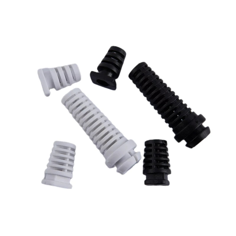 10-Pack Rubber Strain Relief Cord Boot Protectors 4.6–6mm Cord Boot Protector QXL