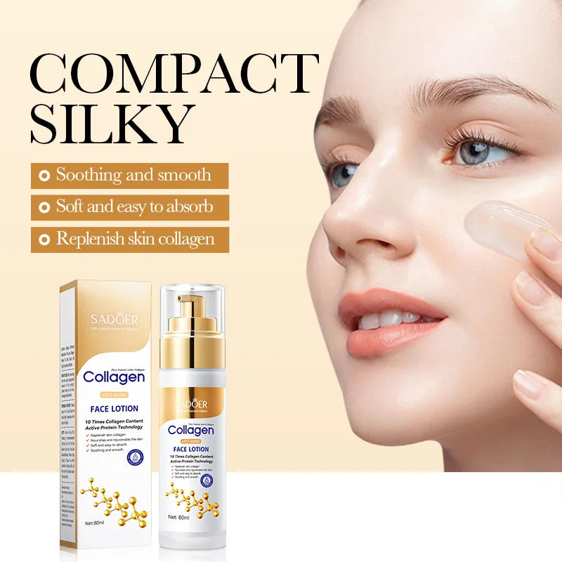 SADOER Collagen Facial Serum – Moisturizing & Oil Control 80ml Collagen Face Serum QXL Default Title