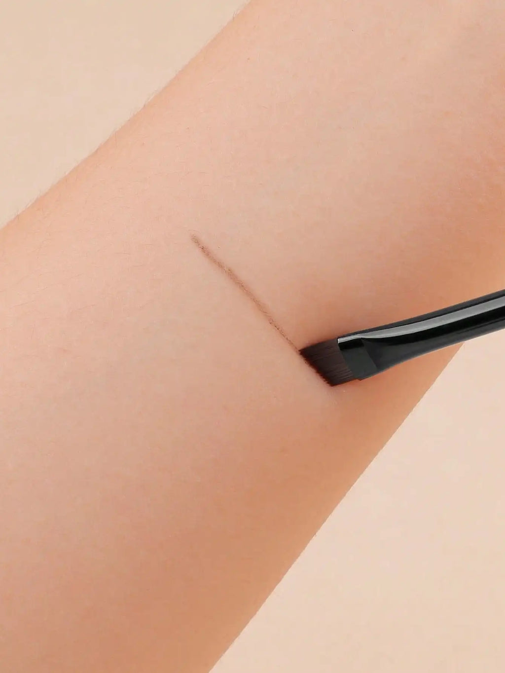 Slanted Flat Eyebrow Brush | Brow Pomade & Liner Applicator Eyebrow Makeup Brush QXL