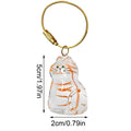 Cat Hair Storage Keychain Pendant | Pet Keepsake Bottle Pet Keepsake Keychain QXL 01