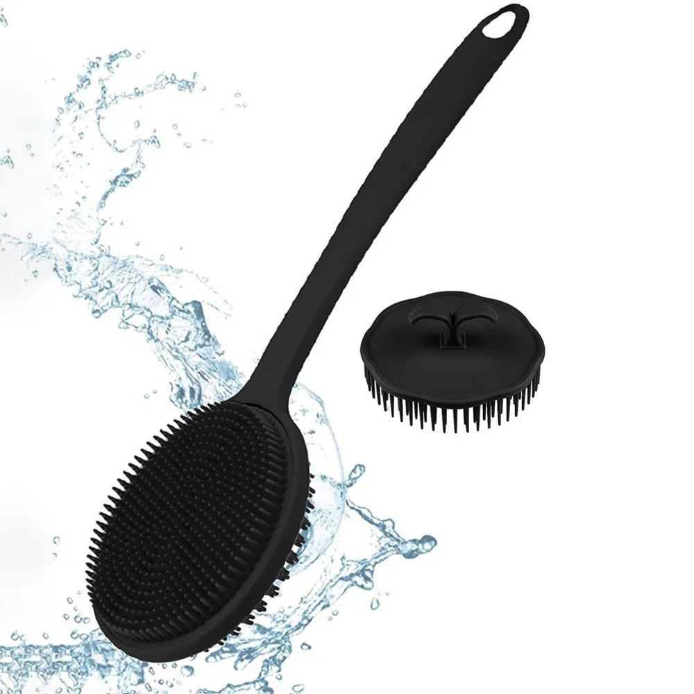 Long Handle Bath Brush & Scalp Massage Shampoo Brush Set 2-Pc Bath Brush Set QXL GJ23-262 175g