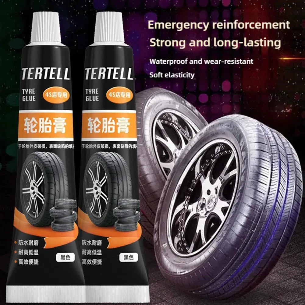 Car Tire Repair Glue | Rubber Bonding Adhesive Sidewall Seal 30ml Tire Repair Adhesive QXL