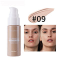 MAXFINE 12-Shade Liquid Foundation | Full Coverage, Long-Lasting Liquid Foundation QXL 09