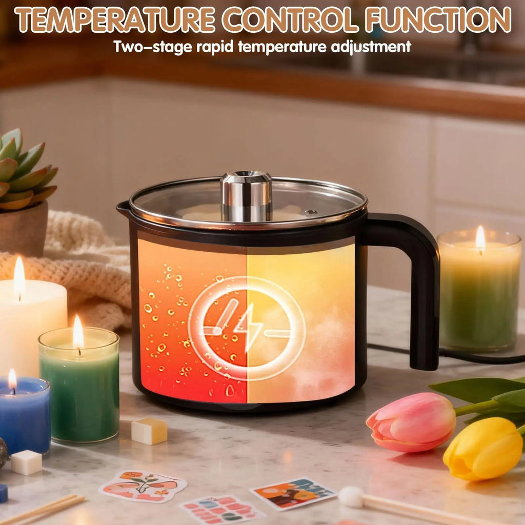 1.5L Electric Wax Melting Pot | Non-Stick Stainless Steel Wax Melting Pot QXL