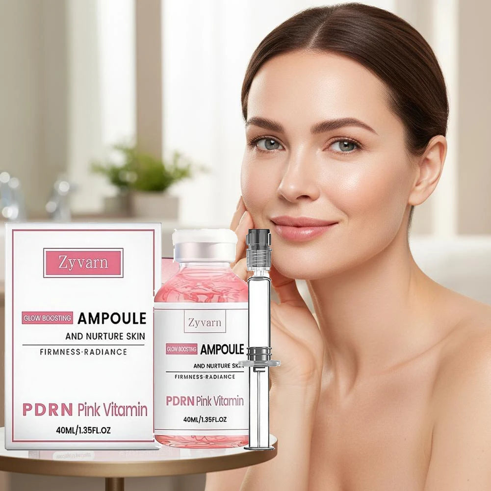 PDRN Collagen Silk Peptide Ampoule Face Serum | Deep Hydration Facial Ampoule Serum QXL