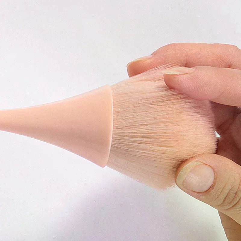 Large Fluffy Nail Dust Brush | Salon Manicure Cleaning Brush Nail Dust Brush QXL
