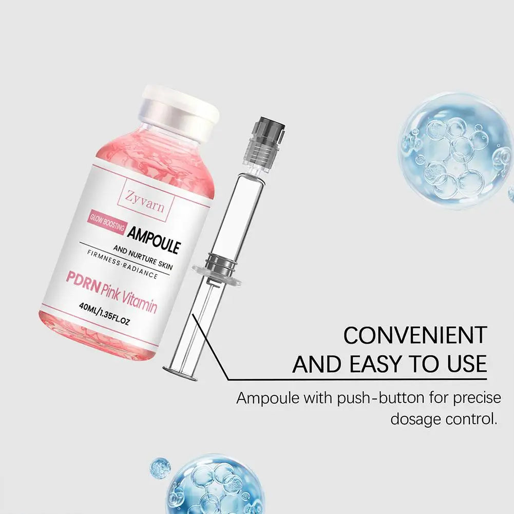 PDRN Collagen Silk Peptide Ampoule Face Serum | Deep Hydration Facial Ampoule Serum QXL