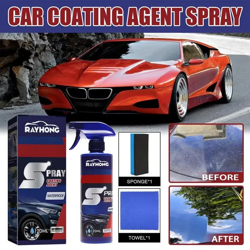3-in-1 Ceramic Coating Spray | Car Polish & Paint Protection Ceramic Coating Spray QXL