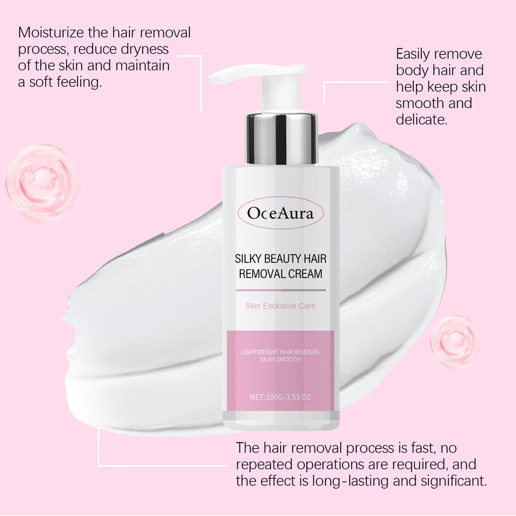 OceAura Hair Removal Cream | Legs, Arms & Underarms 100g Hair Removal Cream QXL