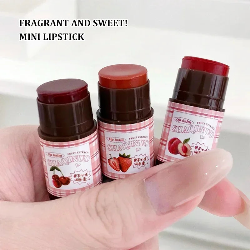 Fruit Extract Tinted Lip Balm – Moisturizing Lipstick 6g Tinted Lip Balm QXL