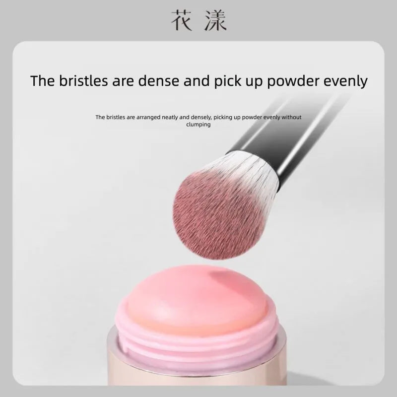 Slanted Blush & Contour Brush | Ultra Soft Synthetic Bristles Contour Makeup Brush QXL