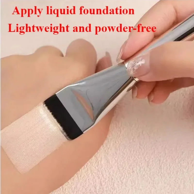 Flat Head Foundation Brush | Flawless Streak-Free Finish Foundation Brush QXL