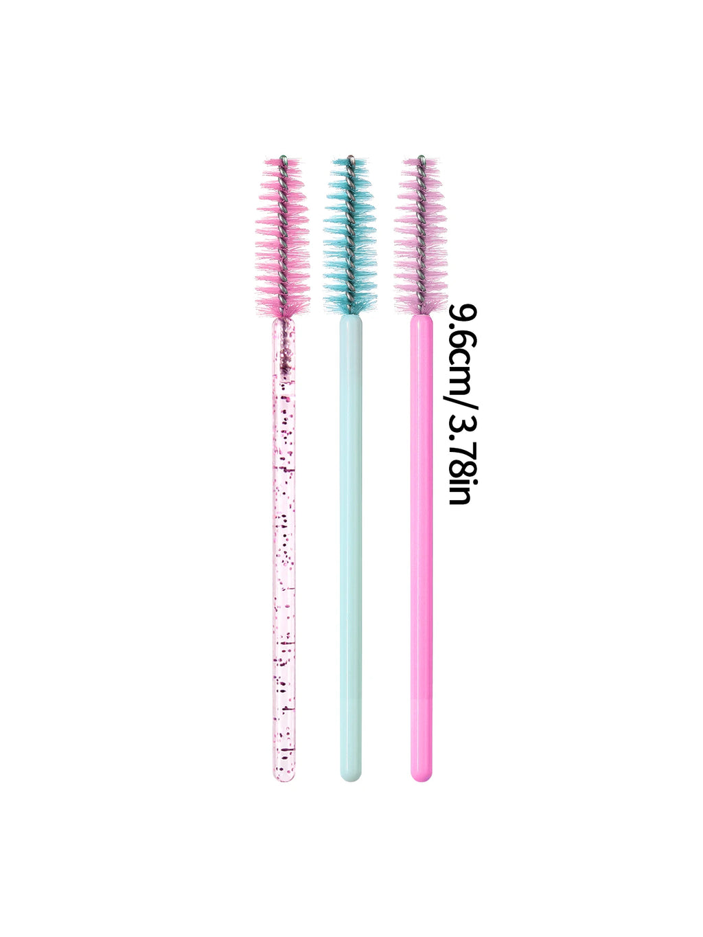 50-Pack Crystal Mascara Wands & Lash Spoolies | KOSSHOW