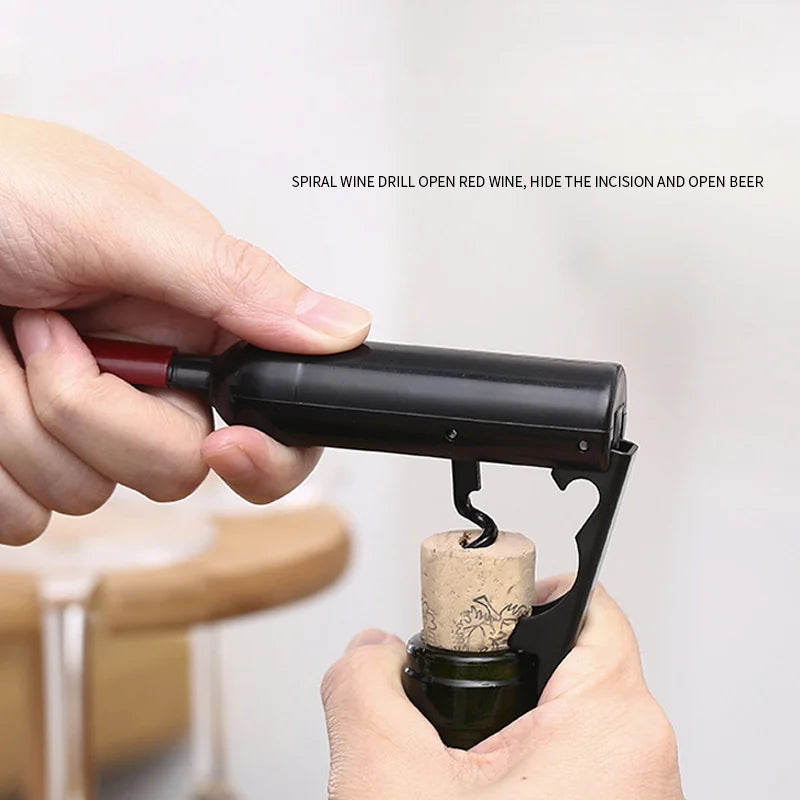 Wine Bottle Corkscrew & Bottle Opener with Fridge Magnet Wine Bottle Opener QXL