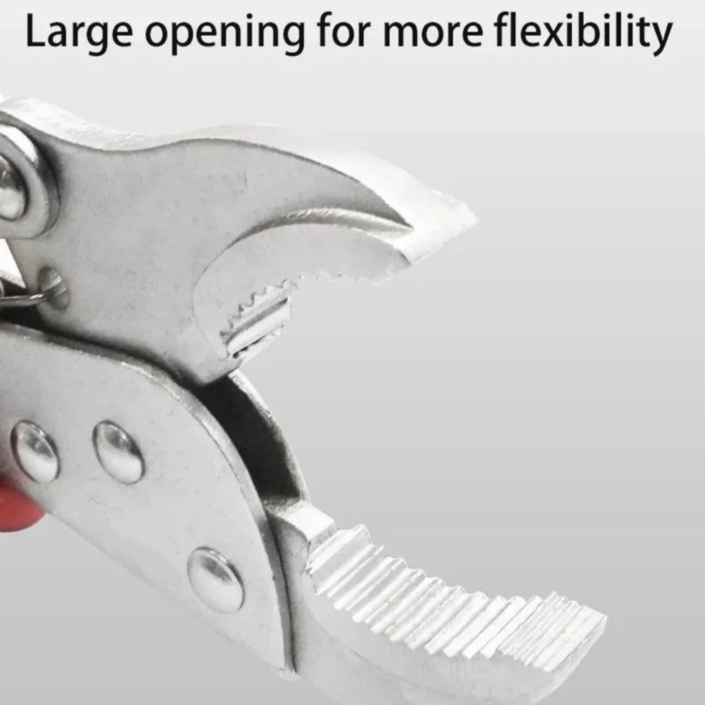 5-Inch Locking Pliers Set | Curved Jaw, Long Nose & Vise Grip Locking Pliers Set QXL