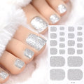 Gradient Glitter Toenail Polish Strips – 22 Full Cover Wraps Toenail Polish Strips QXL JF-26