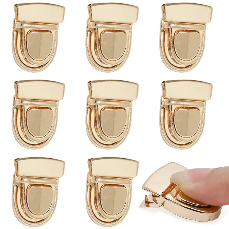 5-Pack Metal Duckbill Clasp Locks for DIY Purse & Bag Making Purse Clasp Hardware QXL