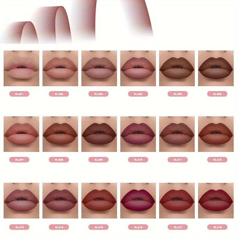 6-Piece Velvet Matte Lip Liner Set – Waterproof, Long-Lasting Lip Liner Set QXL