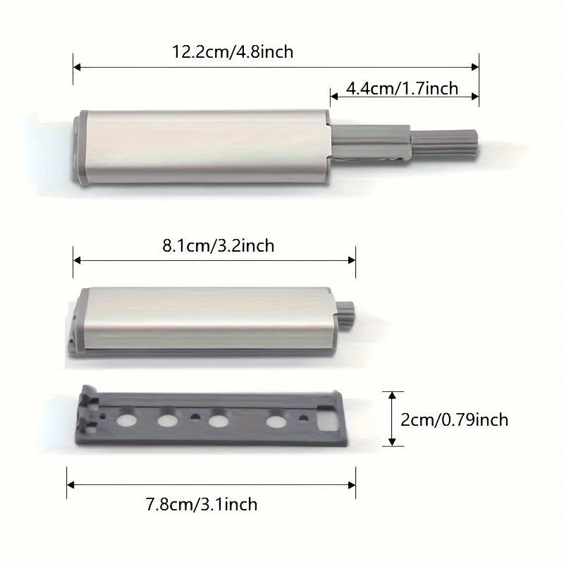 Magnetic Push Latch Locks | Soft Close Touch Release Cabinet Cabinet Push Latch QXL