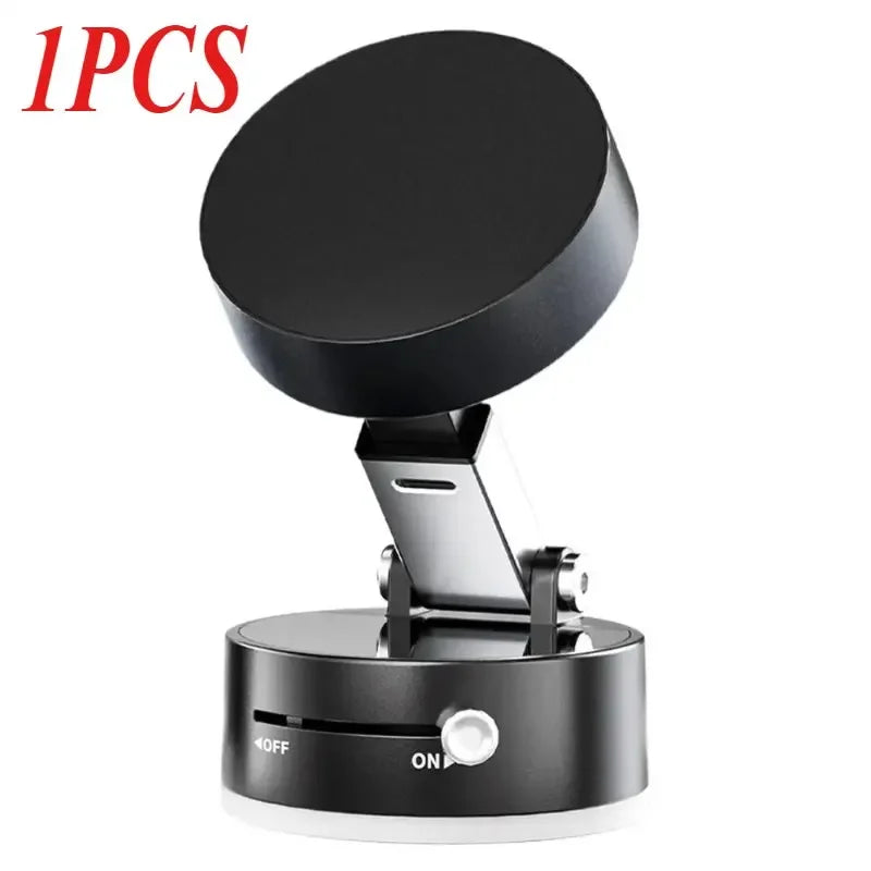 Magnetic Vacuum Suction Car Phone Mount | 360° Rotation Car Phone Mount QXL black