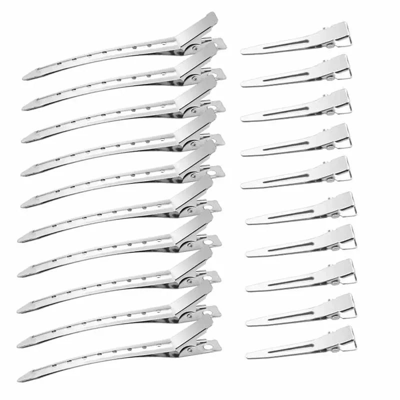 No-Crease Hair Clips for Curling & Styling | 10/20-Pack Hair Styling Clips QXL Small 10pcs Big10pcs