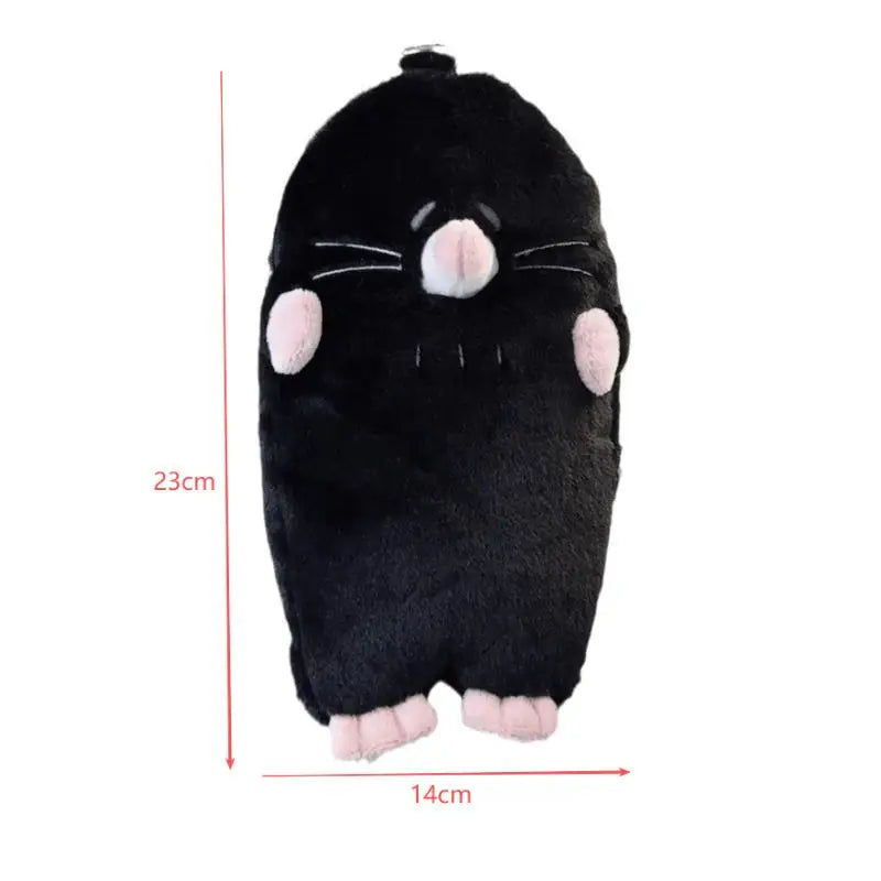 Cute Mole Plush Pencil Case | Large Capacity Student Organizer Plush Pencil Case QXL