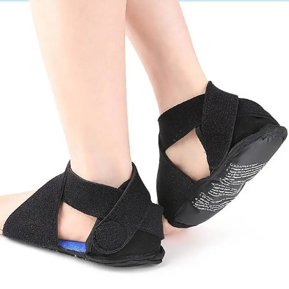 Reusable Heel & Ankle Gel Ice Pack Wrap | Hot & Cold Therapy Gel Ice Pack Wrap QXL