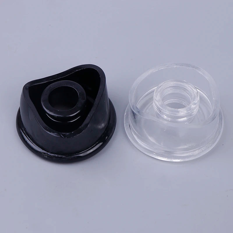 Universal Silicone Cylinder Seal Sleeve Ring – Clear & Black Silicone Seal Ring QXL