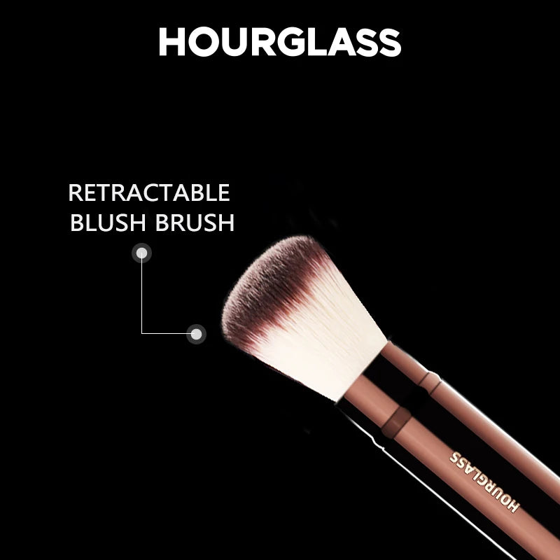 Hourglass No.23 Retractable Kabuki Brush | Soft Fiber Foundation Kabuki Makeup Brush QXL