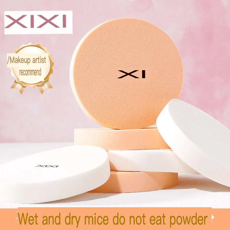 XIXI Round Powder Puff | Wet & Dry Makeup Sponge Makeup Powder Puff QXL