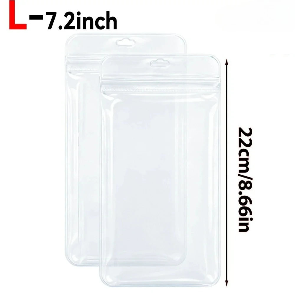 Waterproof Phone Pouch | Clear PVC Bag for Swimming & Diving Waterproof Phone Pouch QXL 2PCS L-7.2Inch