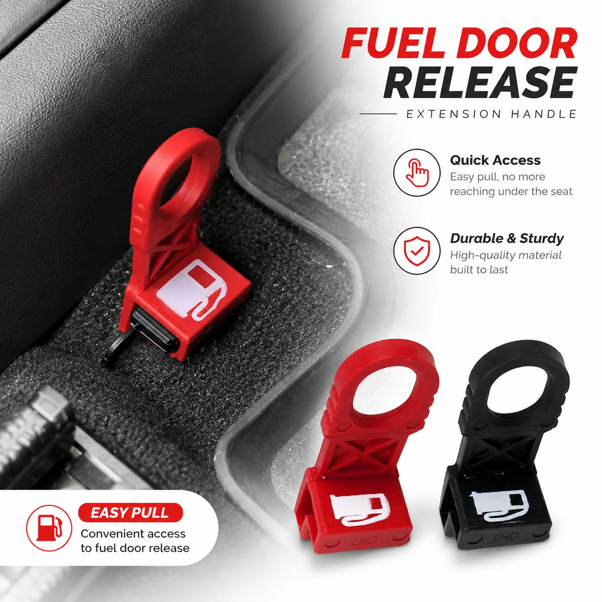 Fuel Cap Release Handle for Suzuki Jimny JB64 JB74 LHD 2019–2025 Car Interior Accessory QXL