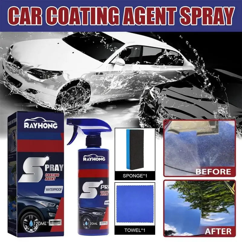 3-in-1 Ceramic Coating Spray | Car Polish & Paint Protection Ceramic Coating Spray QXL