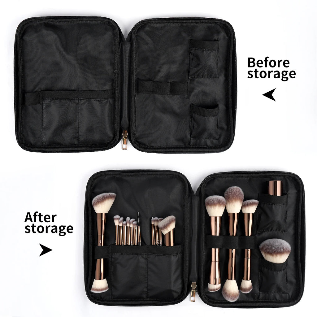 MAANGE Pro 20-Pc Makeup Brush Kit with Storage Bag Makeup Brush Set QXL
