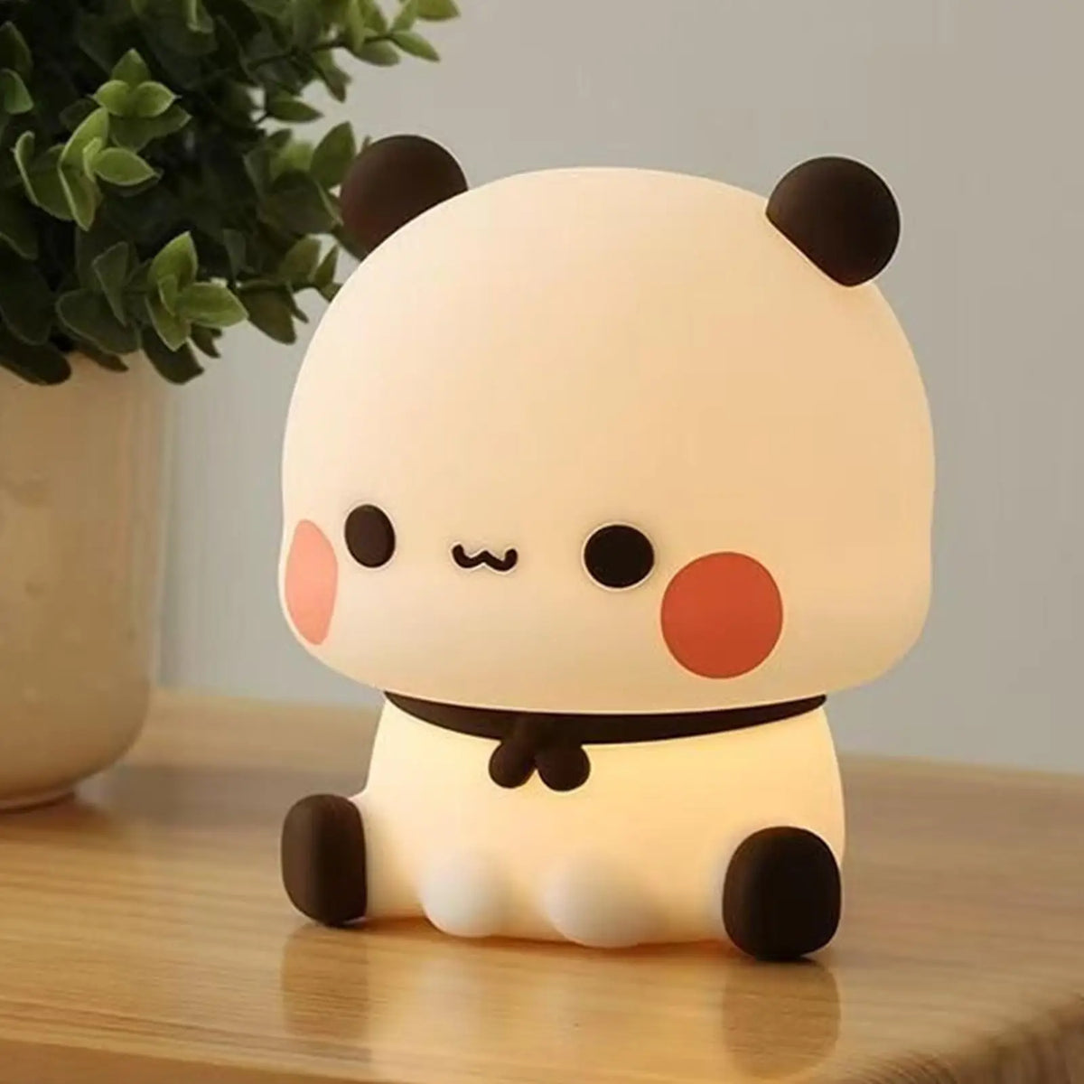 Panda LED Night Light | Silicone Touch Lamp for Nursery & Kids LED Night Light QXL