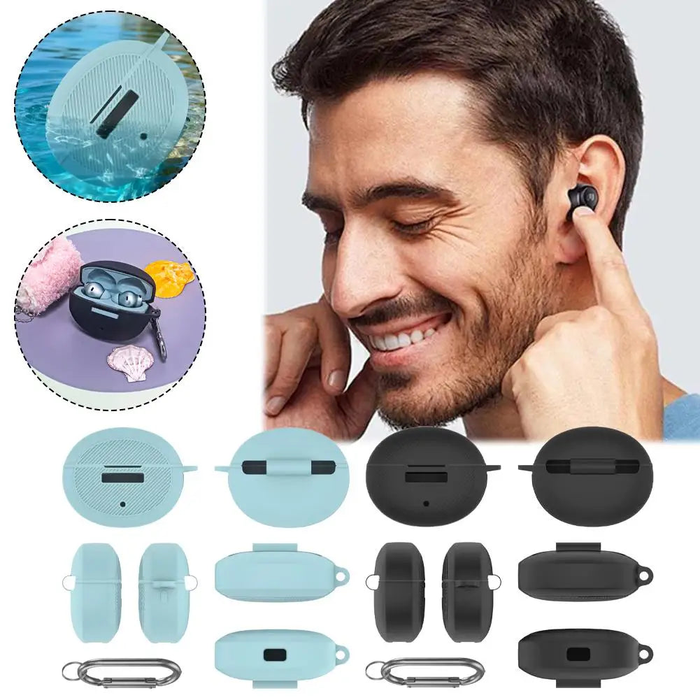 OnePlus Buds 4 Silicone Case – Dustproof Cover with Buckle Earbuds Silicone Case QXL