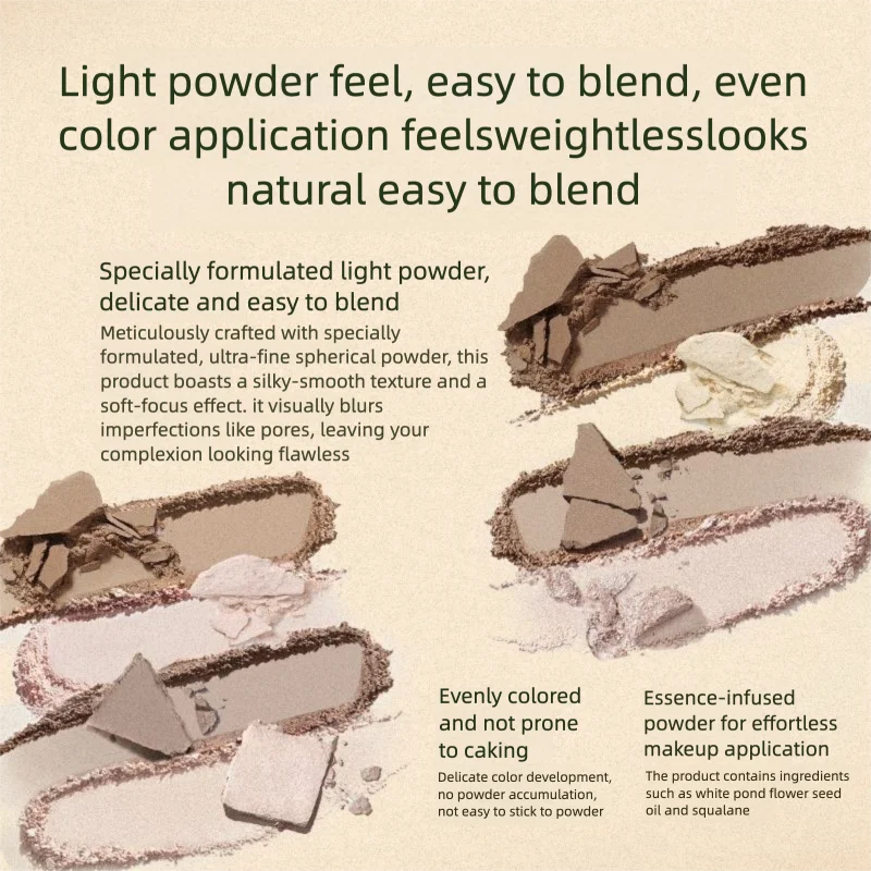 OUT OF OFFICE 3D Contour & Highlight All-in-One Face Palette Contour Highlight Palette QXL