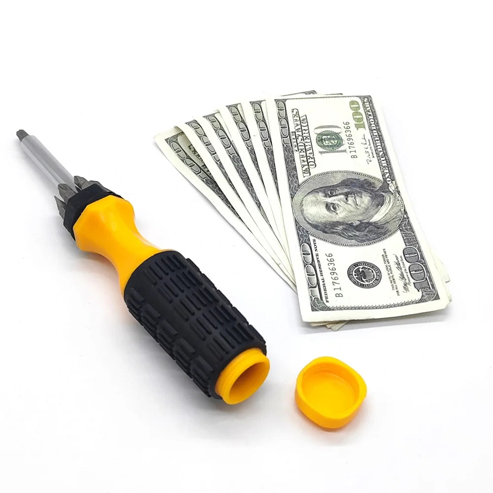Screwdriver Diversion Safe | Hidden Stash Box for Cash & Valuables Diversion Safe QXL