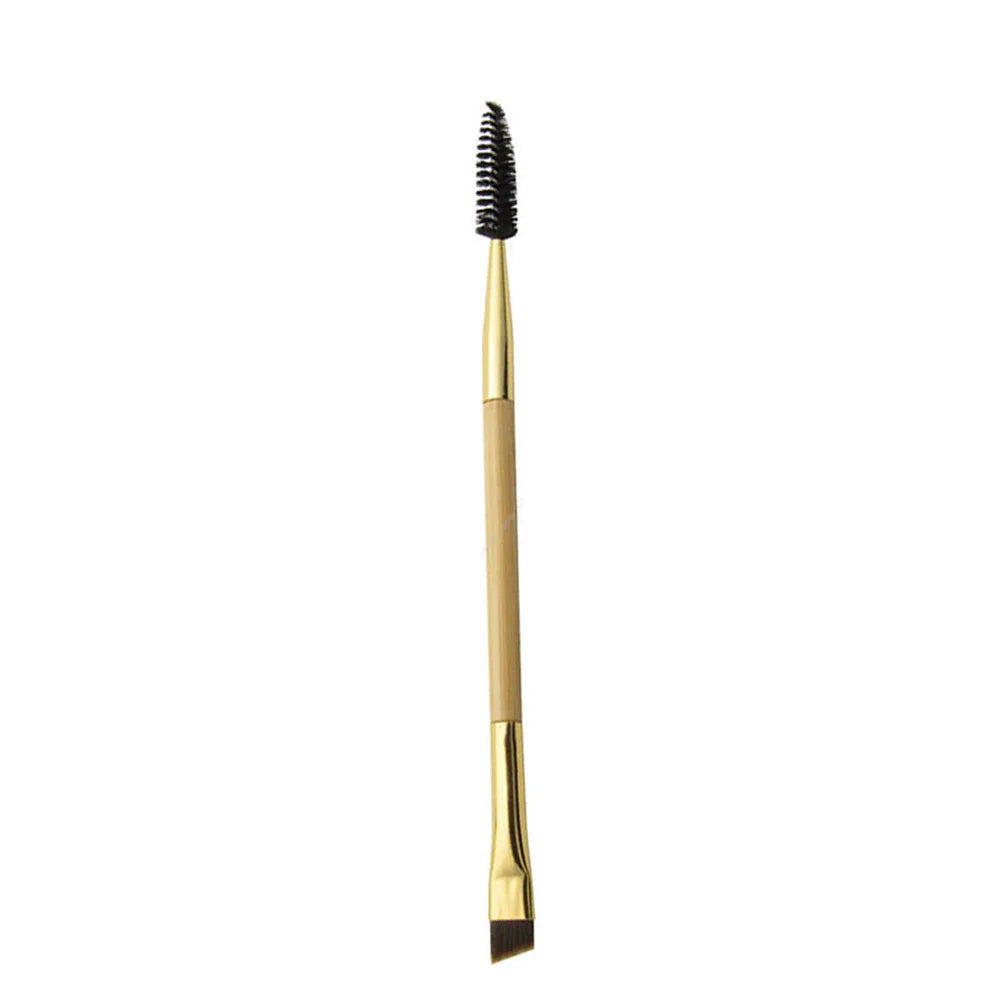 Double-Ended Eyebrow & Eyelash Brush | Angled Spoolie Eyebrow & Lash Brush QXL NO.1