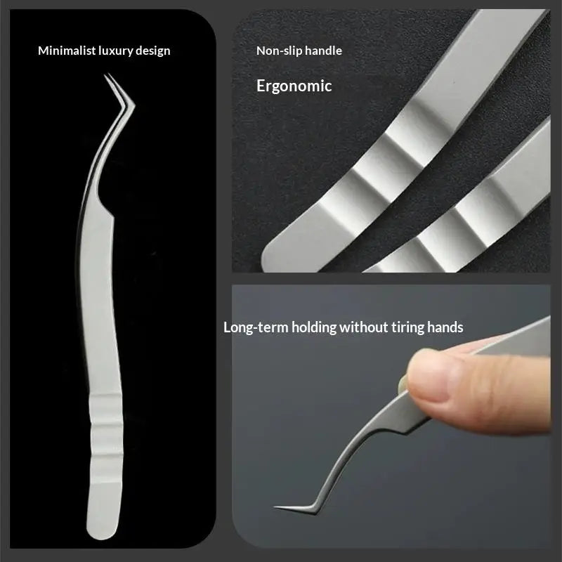 JCSYFAC High-Precision Eyelash Extension Tweezers Set Lash Extension Tweezers QXL