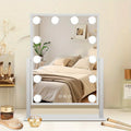 Hollywood Vanity Mirror 12 LED Bulbs | 3 Color Lights 360° LED Vanity Mirror QXL 12 Bulbs