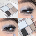 5-in-1 Korean Eyeshadow Palette – Smoky Matte & Shimmer Eyeshadow Palette QXL 06 Sea salt coconut