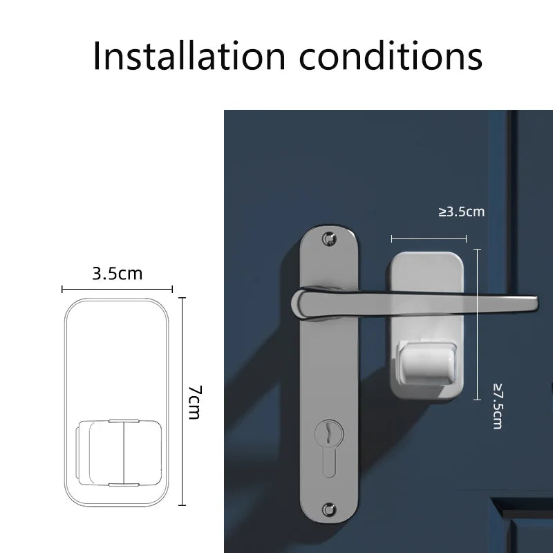 Child Safety Door Handle Lock | Baby & Pet Proof 3M VHB Child Safety Lock QXL