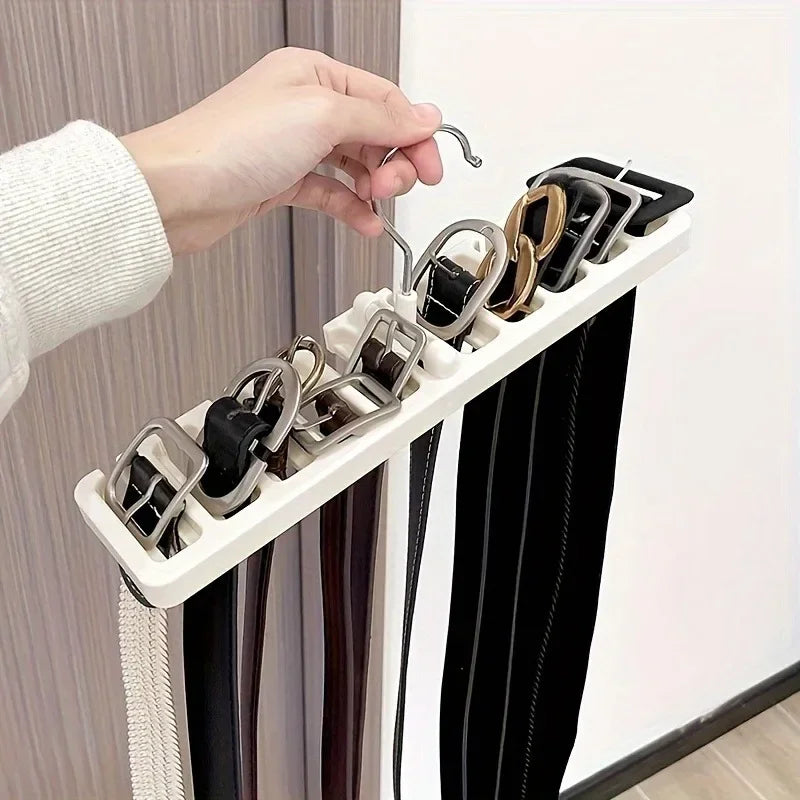 Multi-Function Belt, Tie & Scarf Storage Rack Organizer Accessory Storage Rack QXL