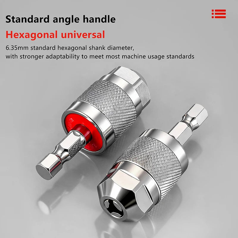 Quick-Change Hex Shank Drill Bit Adapter & Collet Converter Drill Bit Adapter QXL